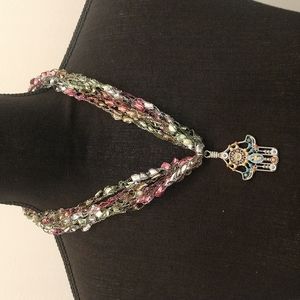 Homemade Necklace Adjustable Length and Pendant‎